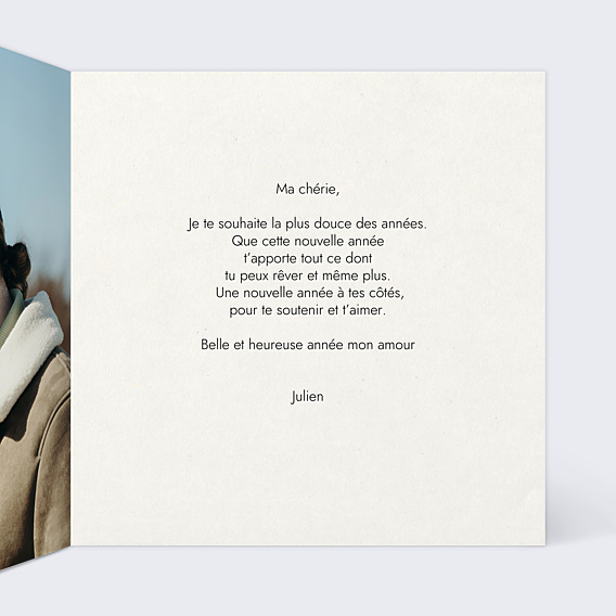 Carte d'Amour Emmitouflé
