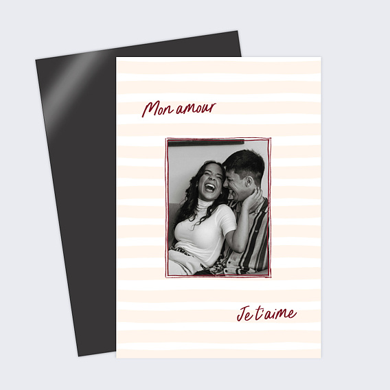 Carte d'amour Red notes