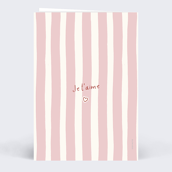 Carte d'Amour Cupidon a frappé