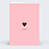 Carte d'Amour Cœur dentelé