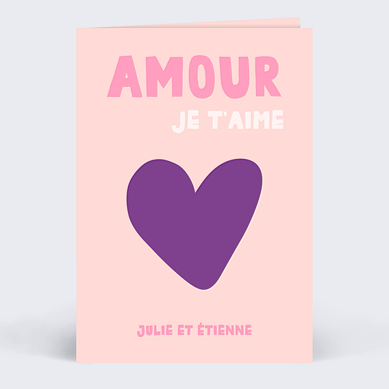 Carte d'Amour Cœur iconique
