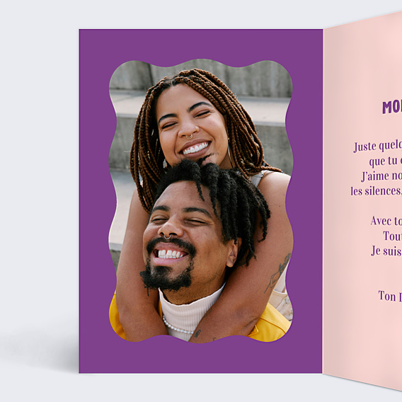Carte d'Amour Cœur iconique