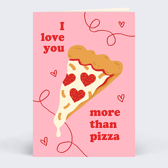 Carte d'amour Love you more than