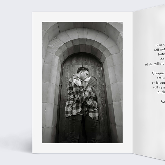 Carte d'Amour Cadeau photo