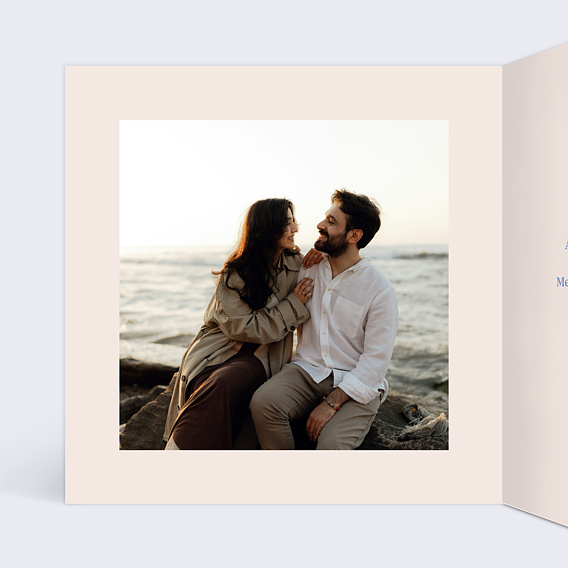 Carte d'amour Duo capybaras Intérieur Gauche