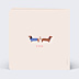 Carte d'Amour Duo chiens