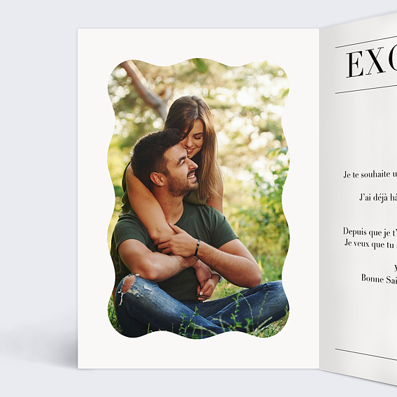 Carte d'amour Magazine Intérieur Gauche