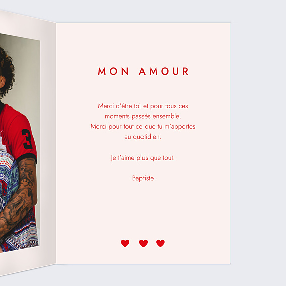 Carte d'Amour 1001 Cœurs