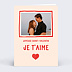 Carte d'amour Cœur simple photo
