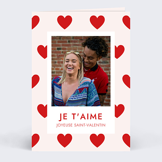 Carte d'amour 1001 Cœurs