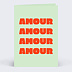Carte d'amour Quatre mots