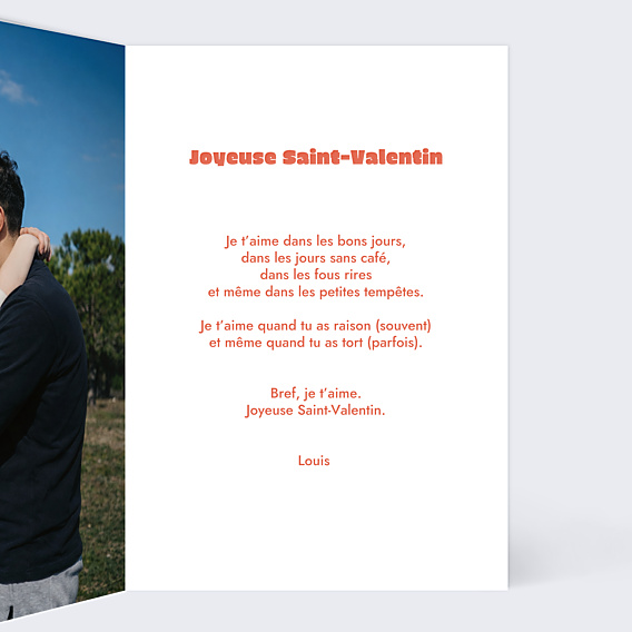 Carte d'Amour Couple en film d'animation