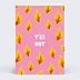 Carte d'Amour Tout feu tout flamme