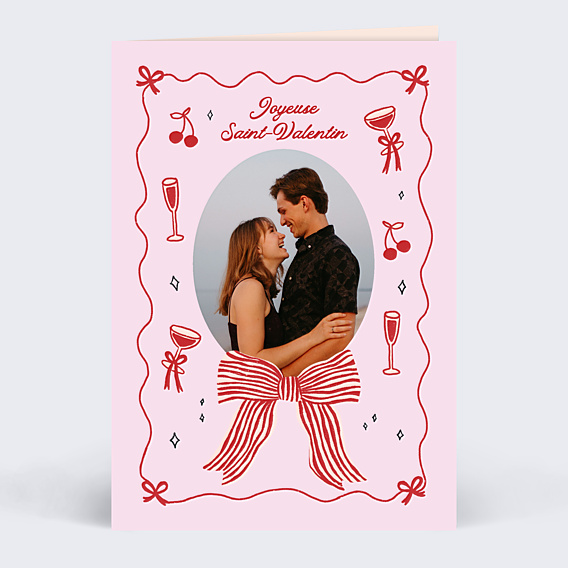 Carte d'amour Amour festif
