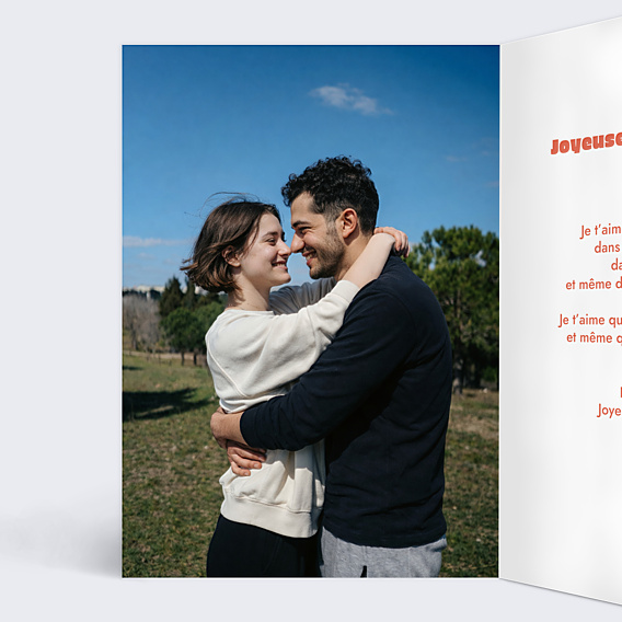 Carte d'Amour Couple en film d'animation
