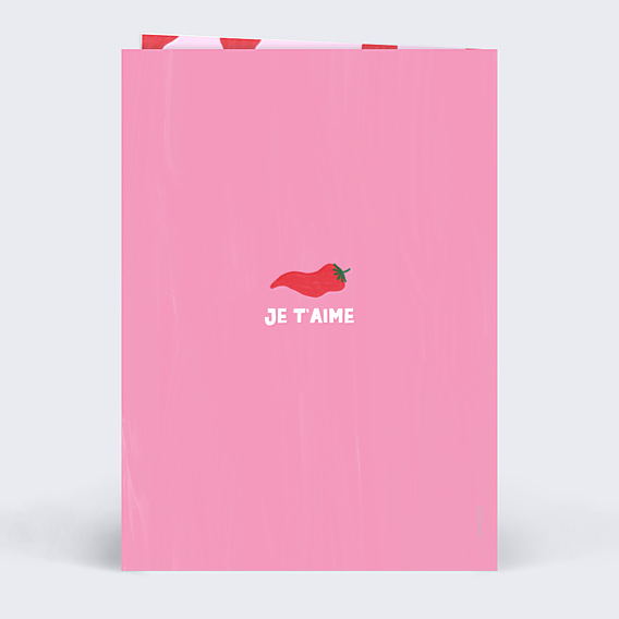 Carte d'Amour Motif piments
