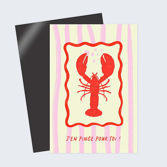 Carte d'Amour J'en pince pour toi