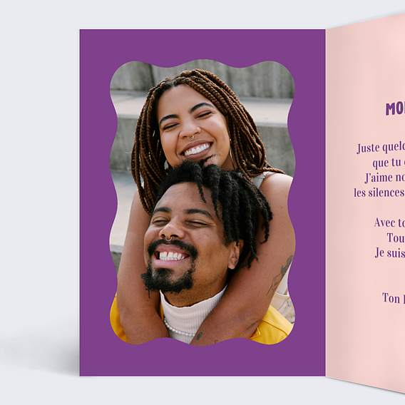 Carte d'Amour Cœur iconique