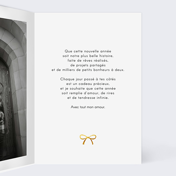 Carte d'Amour Cadeau photo