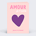 Carte d'amour Cœur iconique