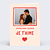 Carte d'Amour Cœur simple photo