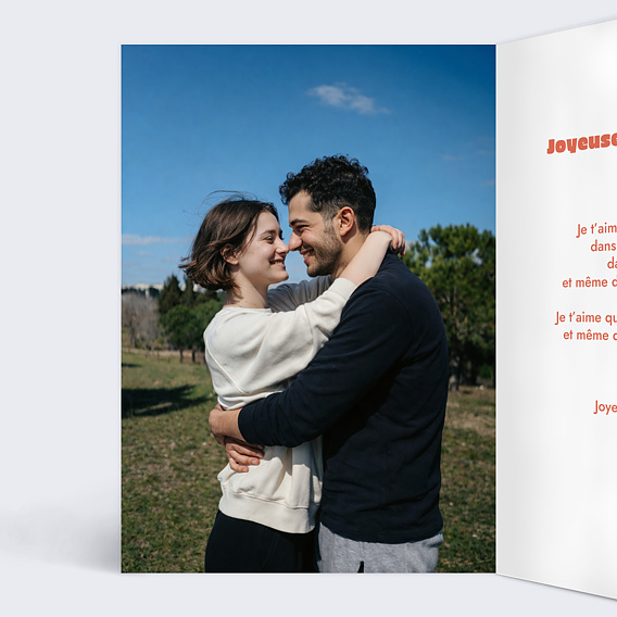Carte d'Amour Couple en film d'animation