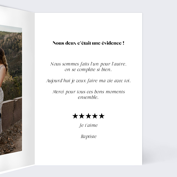 Carte d'Amour Grande Affiche