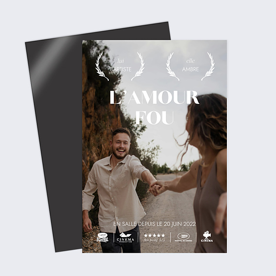 Carte d'Amour Grande Affiche