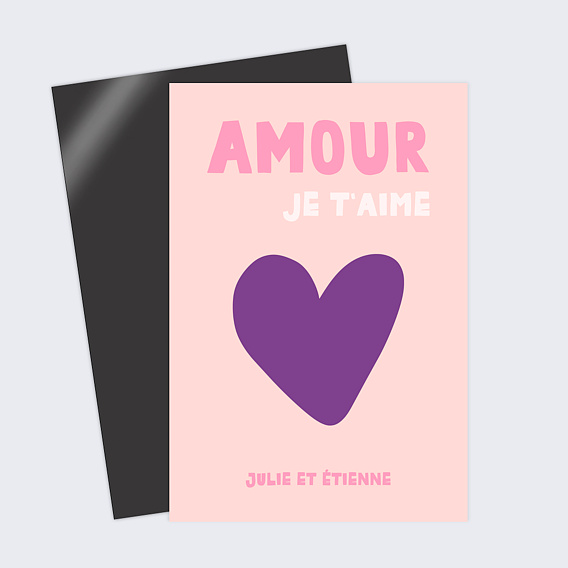 Carte d'amour Cœur iconique