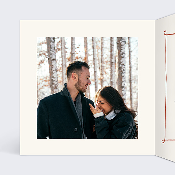 Carte d'Amour Couronne avec nœud