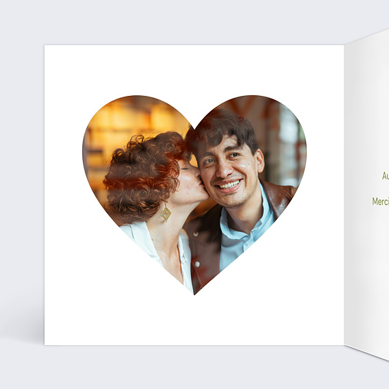 Carte d'amour Match parfait Intérieur Gauche