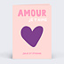 Carte d'amour Cœur iconique