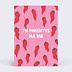 Carte d'amour Motif piments