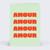 Carte d'amour Quatre mots