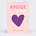 Carte d'Amour Cœur iconique