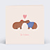 Carte d'Amour Duo capybaras