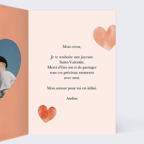 Carte d'Amour Éclats de cœurs