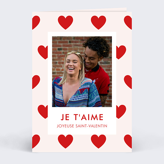Carte d'amour 1001 Cœurs