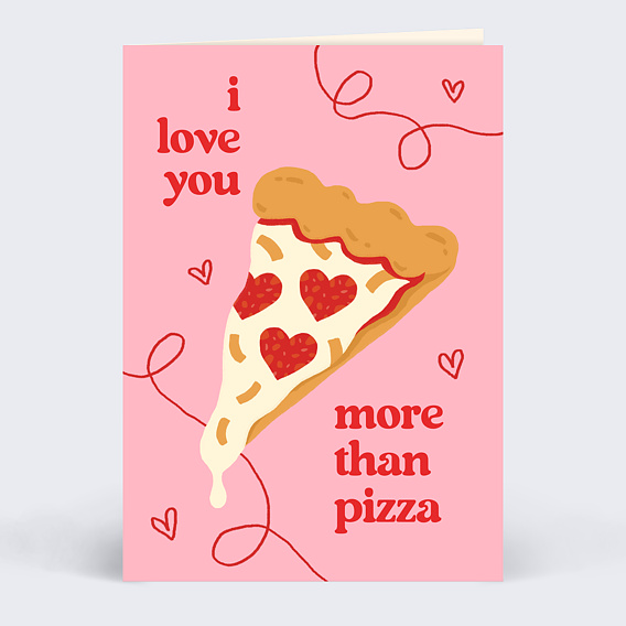 Carte d'amour Love you more than