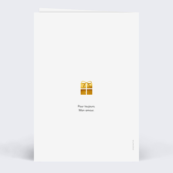 Carte d'Amour Cadeau photo