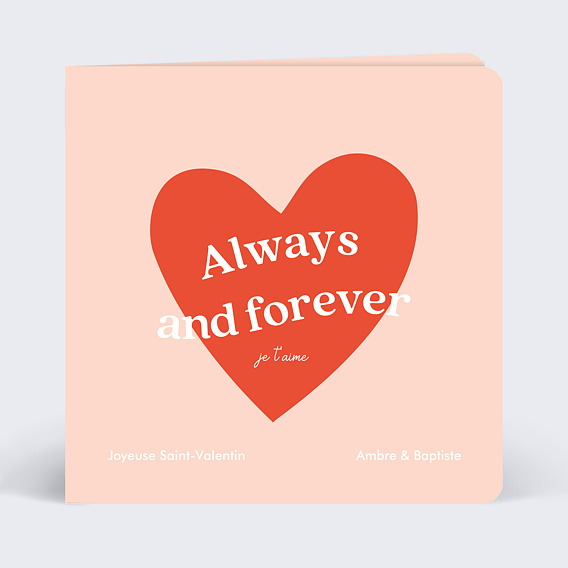 2# Carte Originale pour la Saint Valentin « Enveloppe Cœur +