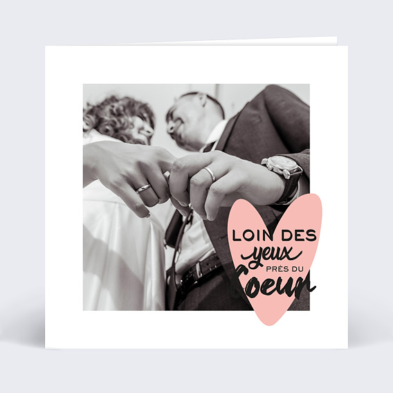 Carte d'amour Près du Cœur I