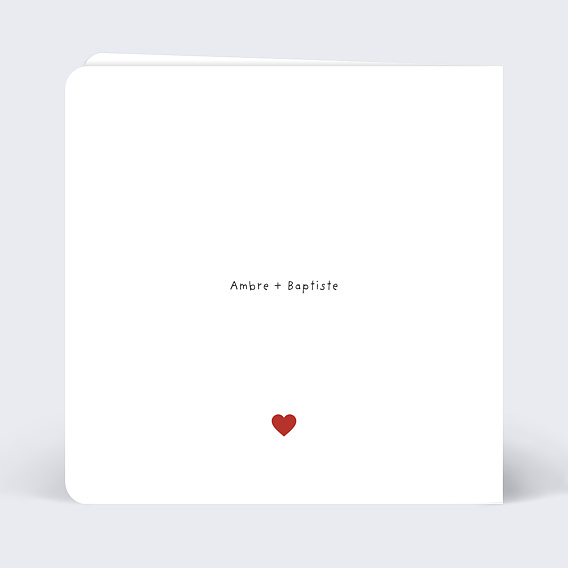 Carte d'amour Pansement Mignon Verso