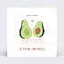 Carte d'amour Avocado Love