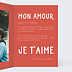 Carte d'amour Je t'aime Intérieur Droit