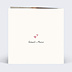 Carte d'amour Couple Paresseux Verso