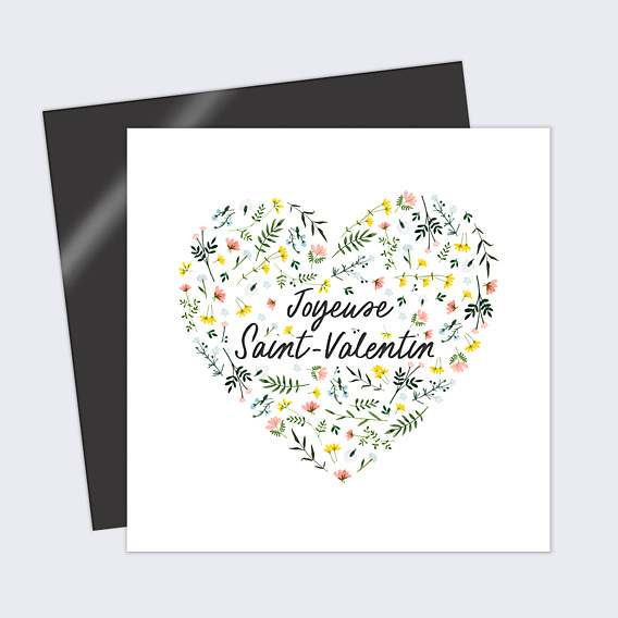 Carte d'Amour Coeur Liberty