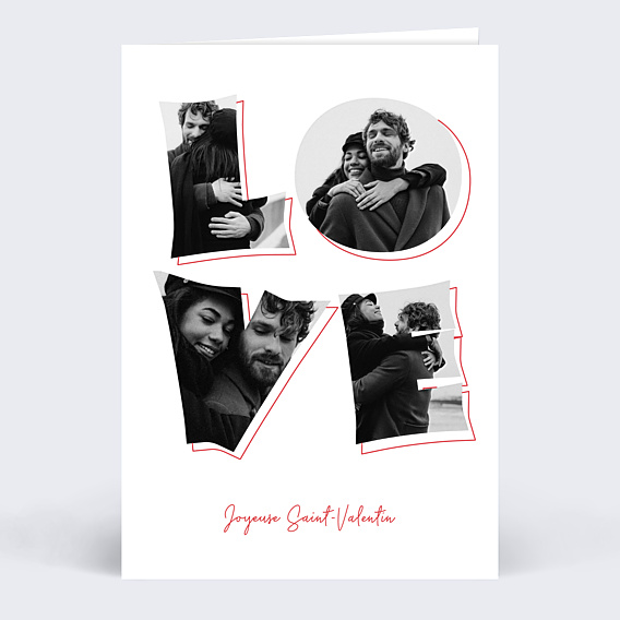 Carte d'amour Love Photo