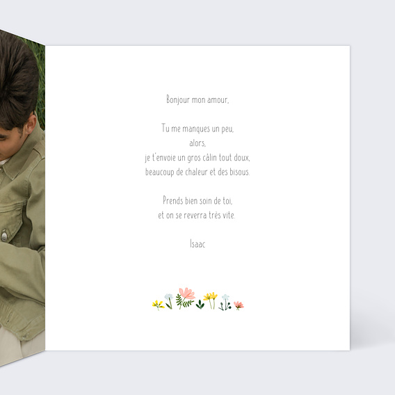 Carte d'Amour Coeur Liberty