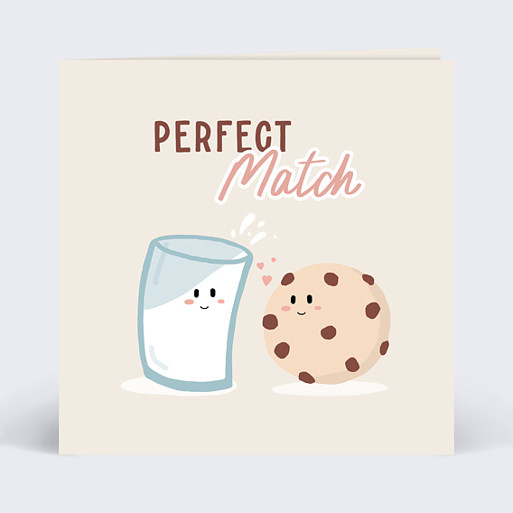 Carte d'amour Duo Amoureux Recto